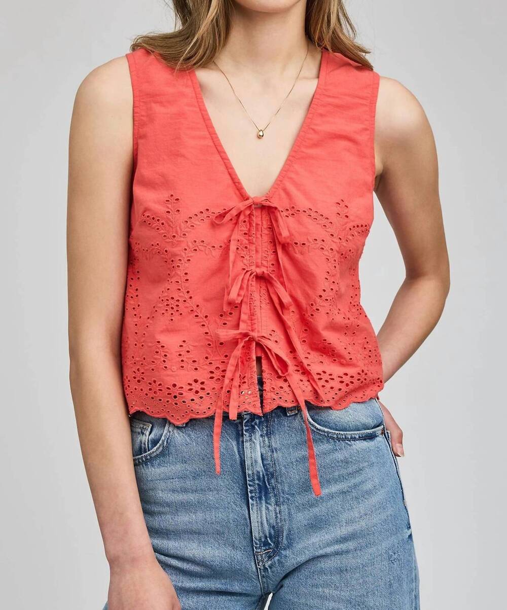 NEW GENTLE FAWN rhea top in grenadine